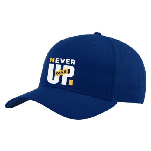 Never Give Up Embroidered Hat