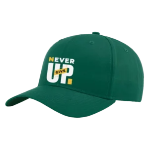 Never Give Up Embroidered Hat