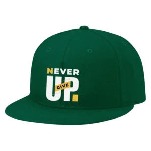 Never Give Up Embroidered Hat