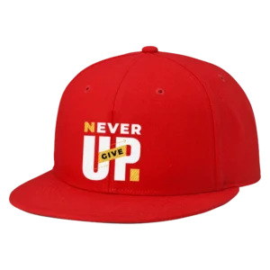 Never Give Up Embroidered Hat