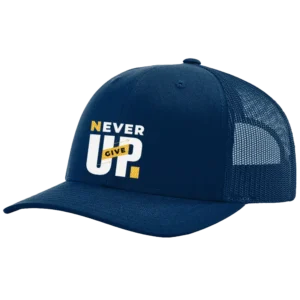 Never Give Up Embroidered Hat