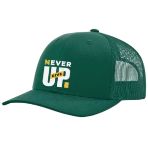 Never Give Up Embroidered Hat