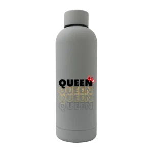 Queen Crown 17oz Stainless Rubberized Water Bottle