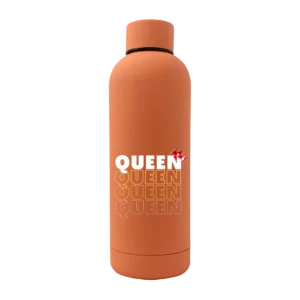 Queen Crown 17oz Stainless Rubberized Water Bottle