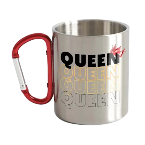 Queen Crown Carabiner Mug 12oz