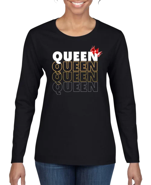 Queen Crown Women’s Long Sleeve Shirt