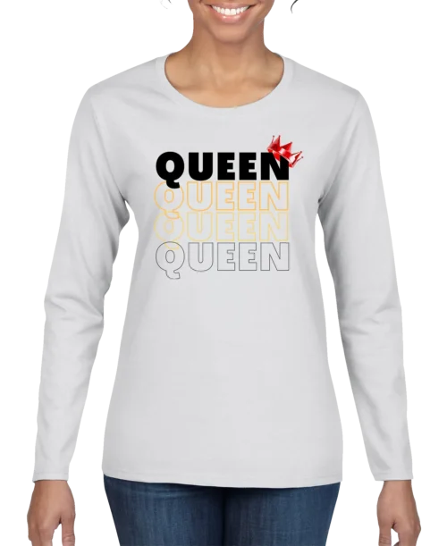 Queen Crown Women’s Long Sleeve Shirt