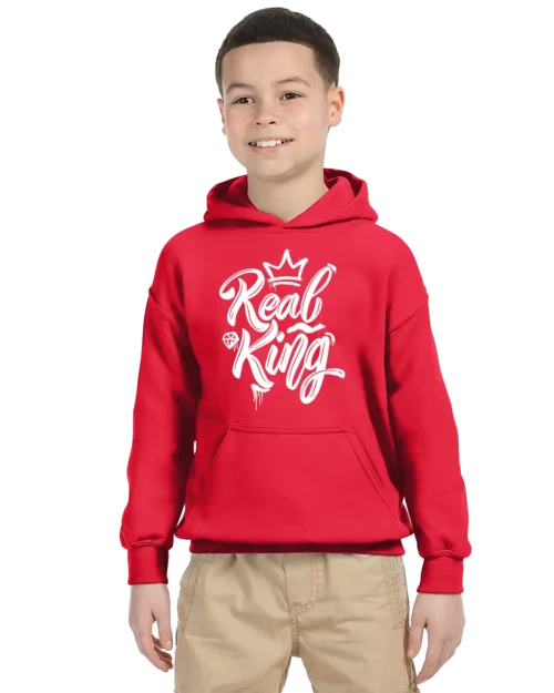 Real King Unisex Youth Hoodie