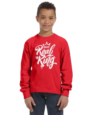 Real King Unisex Youth Long Sleeve Shirt