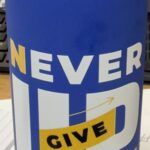 Never Give Up 17oz Stainless Rubberized Water Bottle photo review