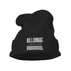 Billionare Coming Soon CEO Embroidered Beanie Hat