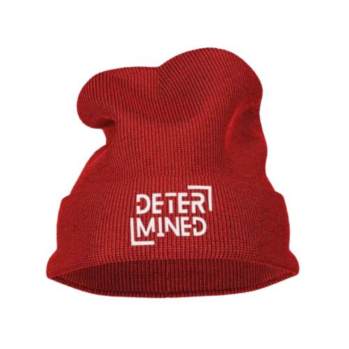 Determined CEO Embroidered Beanie Hat