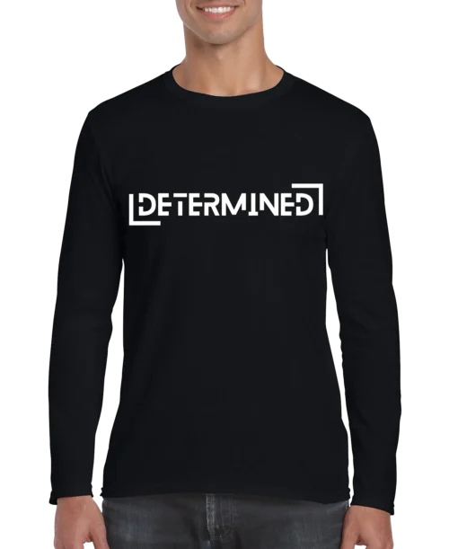 Determined Men’s Long Sleeve Shirt