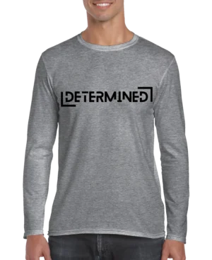 Determined Men’s Long Sleeve Shirt