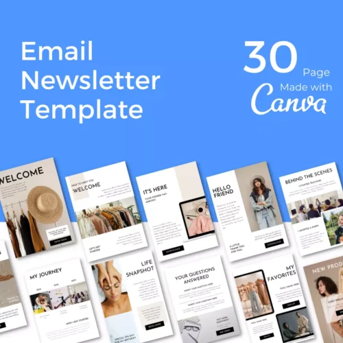 Downloadable 30 Pages Email Newsletter Template
