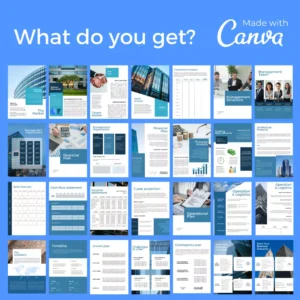 Downloadable 48 Page 5 Year Business Plan Template