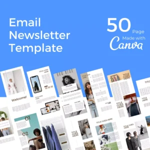 Downloadable 50 Pages Email Newsletter Template