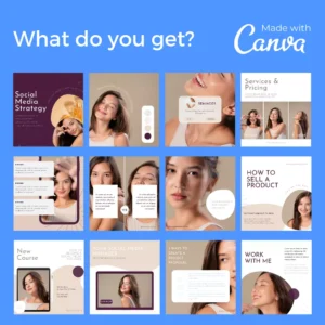 Downloadable Instagram Social Media Manager 50 Template