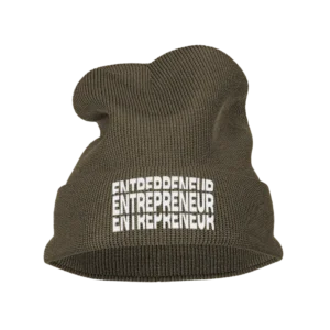Entrepreneur Embroidered Beanie Hat