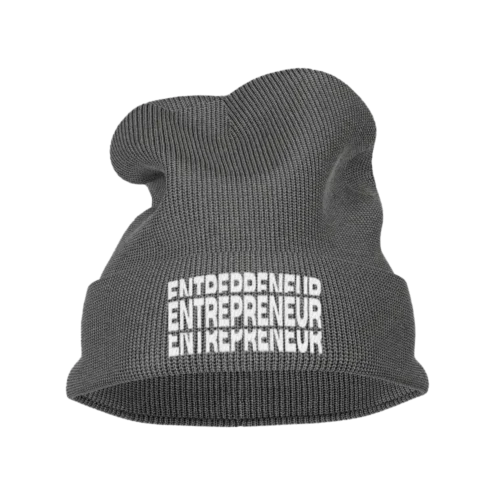 Entrepreneur Embroidered Beanie Hat