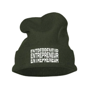 Entrepreneur Embroidered Beanie Hat