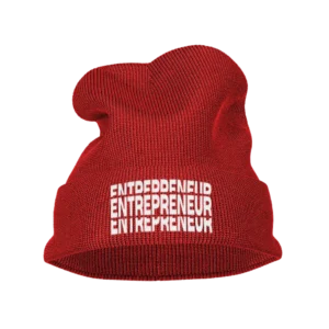 Entrepreneur Embroidered Beanie Hat