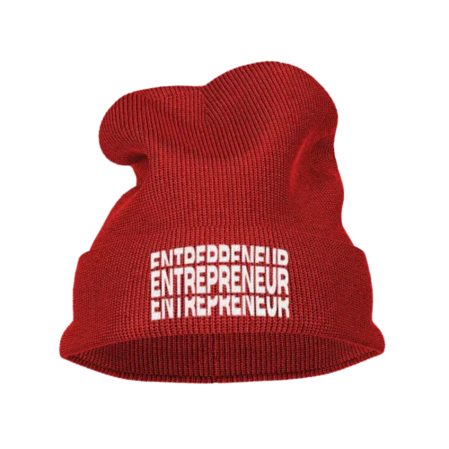 Entrepreneur Embroidered Beanie Hat