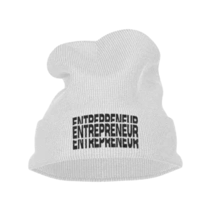 Entrepreneur Embroidered Beanie Hat