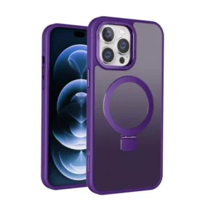 Smoked Kickstand with Magnetic Compatibility for iPhone 15 6.1