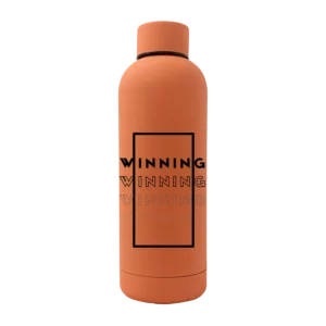 Winning 17oz Stainless Rubberized Water Bottle