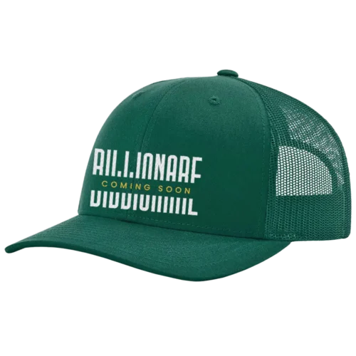Billionare Coming Soon Embroidered Hat