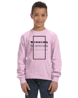 Winning Unisex Youth Long Sleeve Shirt