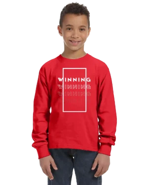 Winning Unisex Youth Long Sleeve Shirt