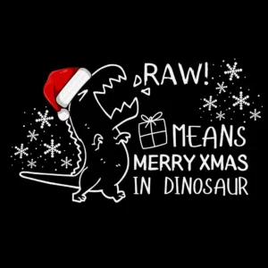 Dino Christmas - DTF Transfer