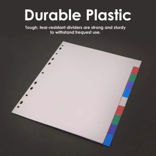 Dividers w/ 10-Color Tabs