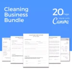 Downloadable Cleaning Business 20 Pages Bundle