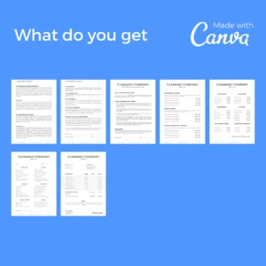 Downloadable Cleaning Business Template