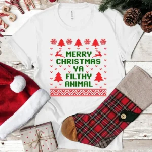 Merry Christmas Ya Filthy Animal - DTF Transfer
