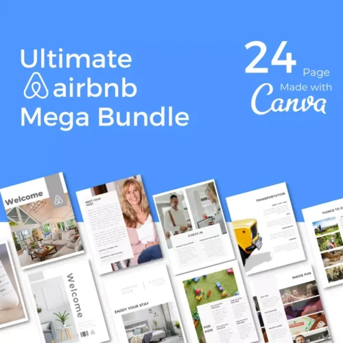 Downloadable 24 Pages Ultimate Airbnb Mega Bundle
