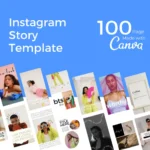 Downloadable Instagram Story 100 Template