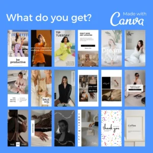 Downloadable Instagram Story 100 Template