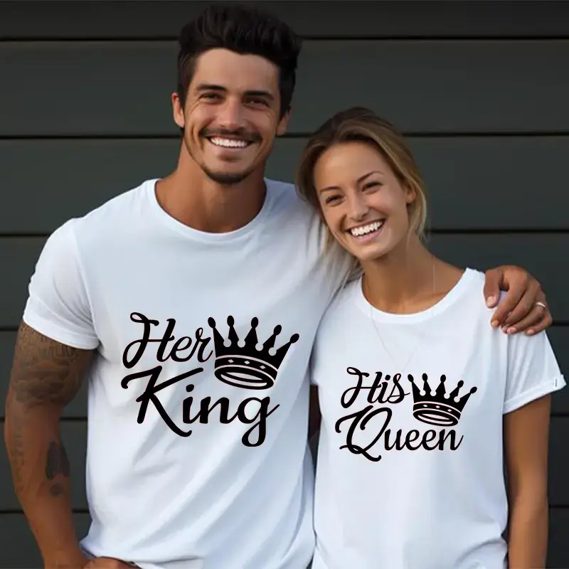 His Queen & Her King - DTF Transfer Set - The CEO Creative