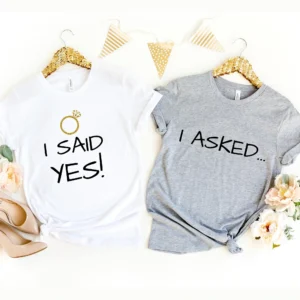 I Said Yes Couples Engagement - DTF Transfer