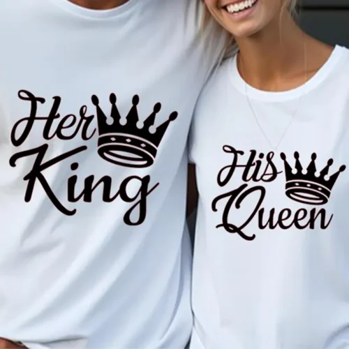 His Queen & Her King - DTF Transfer Set