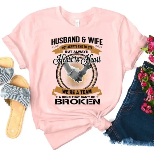 Husband & Wife - Heart To Heart - DTF Transfer