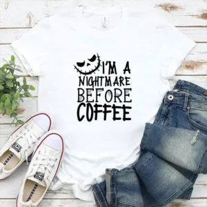 Nightmare Before Coffee - DTF Transfer