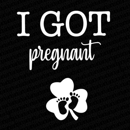 I Got Pregnant - DTF Transfer Set