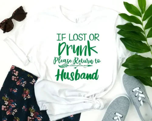 If Lost or Drunk Please Return To Husband - DTF Transfer Set