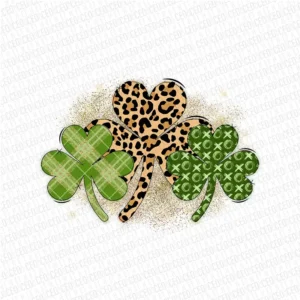 Leopard Clover St. Patty's - DTF Transfer