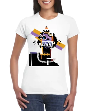 Neocubism Artwork Women’s Slim Fit T-shirt